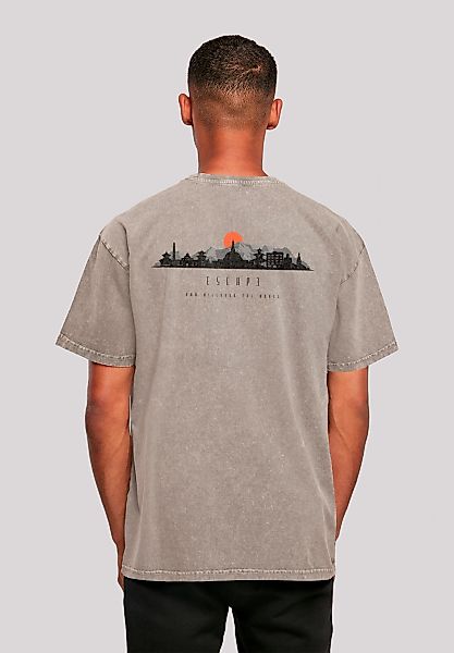 F4NT4STIC T-Shirt "Oversize Escape Discover the World Asian Town", Premium günstig online kaufen
