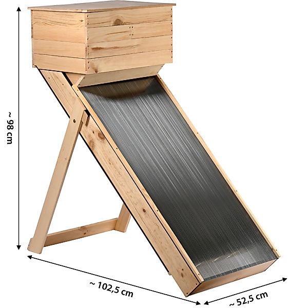 dobar Dörrautomat "Solar-Trockner aus Holz" zum Trocknen von Kräutern, Obst günstig online kaufen