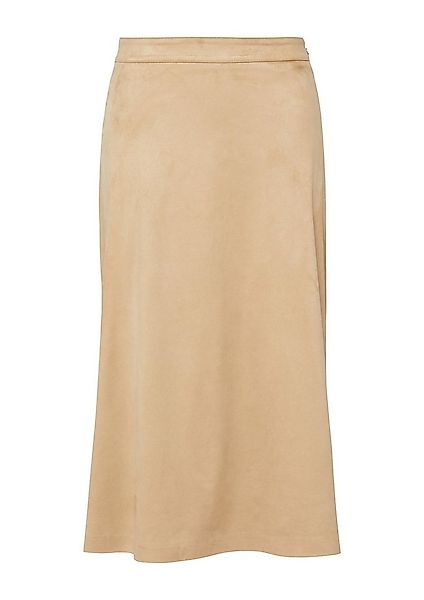 comma Midirock Rock Midirock in A-Shape und Veloursleder-Optik günstig online kaufen