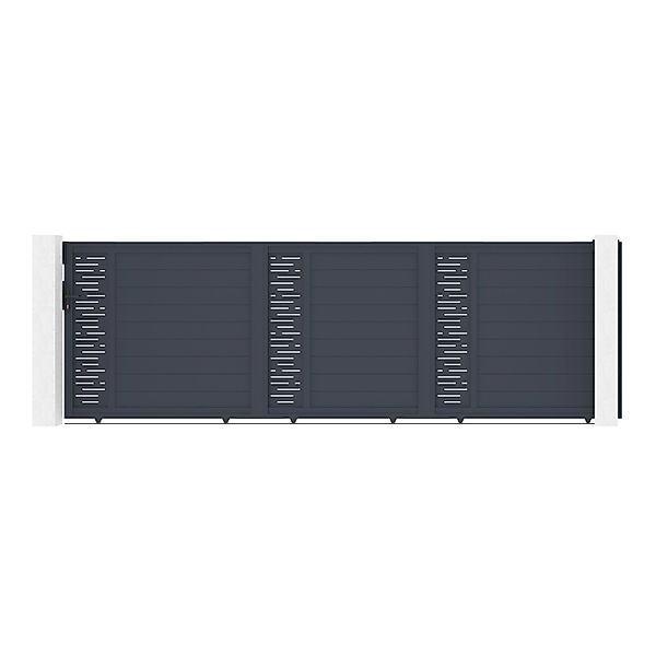 Casanoov Schiebetor 5M Arlberg H 160 Grau Aluminium günstig online kaufen