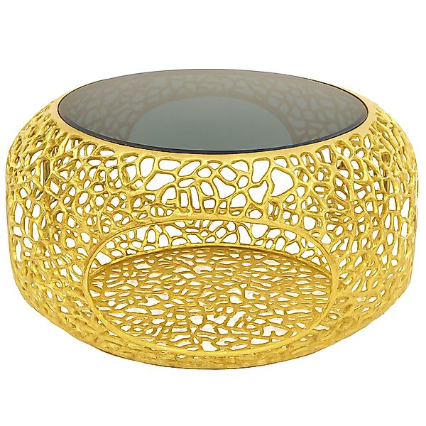 riess-ambiente Couchtisch SPIN Ø75cm gold / günstig online kaufen