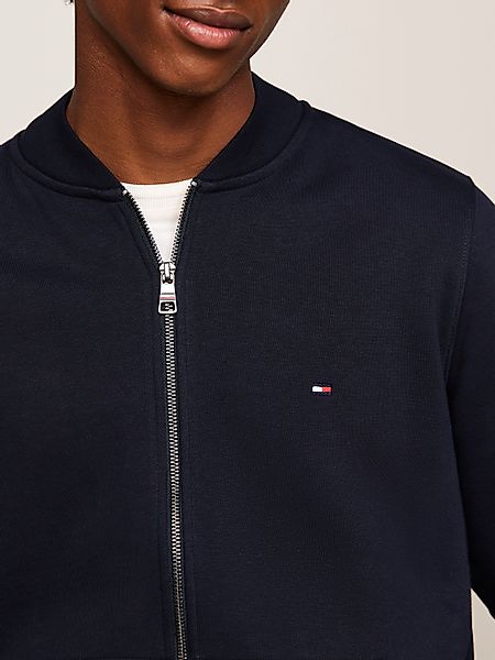 Tommy Hilfiger Sweatjacke "FLAG LOGO BASEBALL ZIP THROUGH" günstig online kaufen