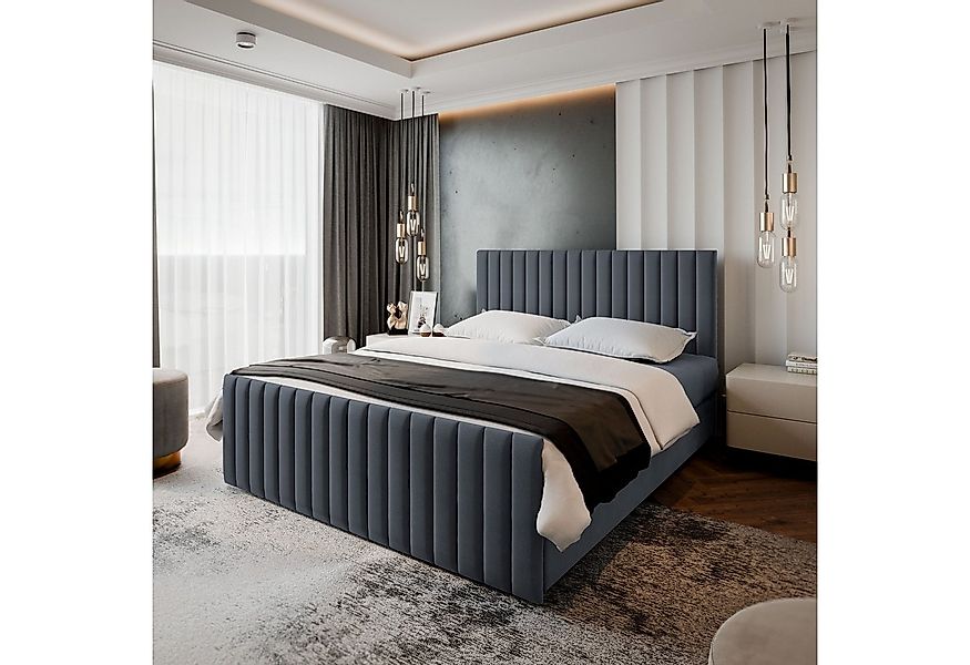 Masseno Boxbett ARION 160x200 cm mit Bonell Matratze und Topper günstig online kaufen