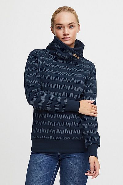 OXMO Sweatshirt OXVernita Modischer Sweater mit hohem Kragen günstig online kaufen