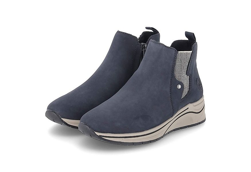 Rieker Rieker N9561-14 Damen Synthetik blau Schlupfstiefel günstig online kaufen