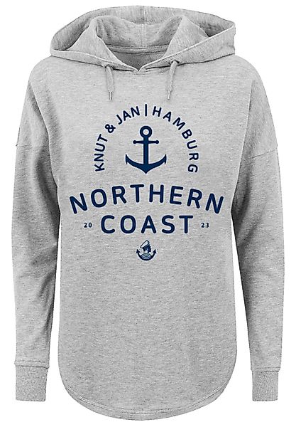 F4NT4STIC Kapuzenpullover "Nordsee Knut & Jan Hamburg" Print günstig online kaufen