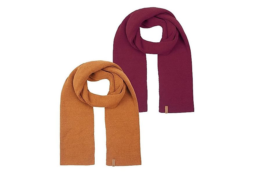 riverso Schal Herren Strickschal RIVLiam Basic, (2-St), Winterschal aus 100 günstig online kaufen