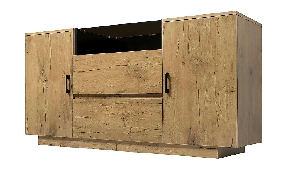 Sideboard   ¦ holzfarben ¦ Maße (cm): B: 140 H: 70 Kommoden & Sideboards > günstig online kaufen