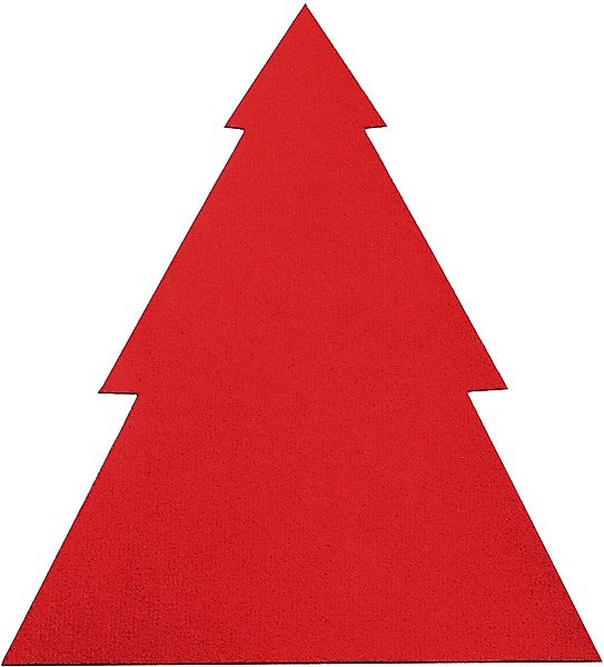 Primaflor-Ideen in Textil Platzset "Tannenbaum, Weihnachtsdeko rot" auch id günstig online kaufen