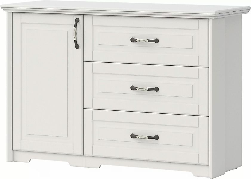 Home affaire Kombikommode "Evergreen, Maße: B/T/H 131/48/88cm, Soft-Close-F günstig online kaufen