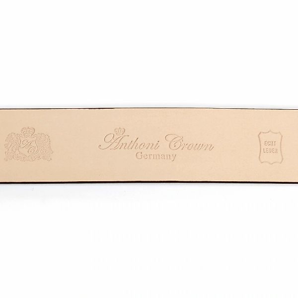Anthoni Crown Ledergürtel 2,4 cm femininer Ledergürtel in rot günstig online kaufen