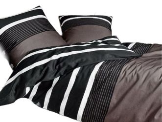 Janine Bettwäsche Bettbezug 155x220 80x80 gestreift günstig online kaufen