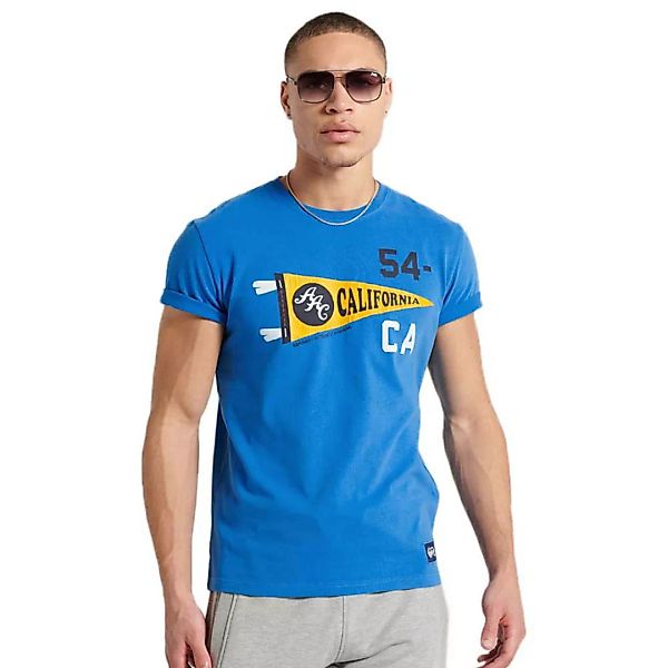 Superdry Acc Graphic Kurzarm T-shirt M Neptune Blue günstig online kaufen