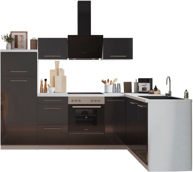 RESPEKTA Küche Amanda, Breite 260 cm, günstig online kaufen