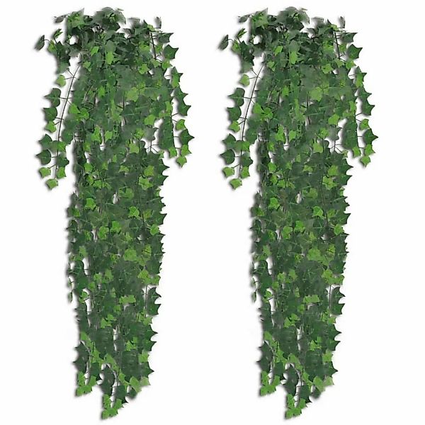 Künstlicher Efeu Grün 90 Cm 2 Stück günstig online kaufen