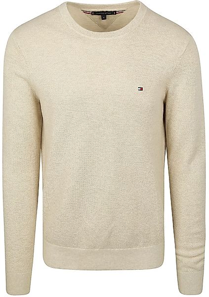 Tommy Hilfiger Structure Pullover Beige - Größe XXL günstig online kaufen
