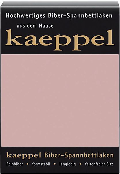 Kaeppel Spannbettlaken "Spannbettlaken Biber" 100% Baumwolle, kuschelig wei günstig online kaufen