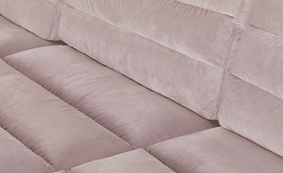 Ecksofa Samt  Scarlatti ¦ rosa/pink ¦ Maße (cm): B: 416 H: 83 T: 205 Polste günstig online kaufen