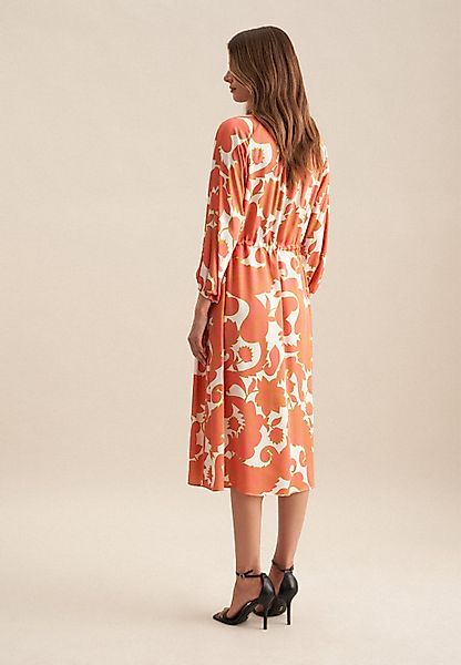 seidensticker Sommerkleid "Schwarze Rose", 7/8-Arm Rundhals Paisley günstig online kaufen