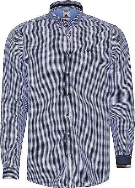 Pure Trachtenhemd Karo-Hemd Slim Fit günstig online kaufen