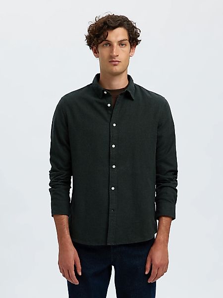 SELECTED HOMME Langarmhemd "SLHREGNOAH BRUSHED TWIST SHIRT LS NOOS" günstig online kaufen