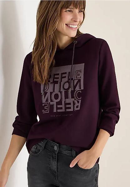 Hoodie Shirt mit Folienprint günstig online kaufen