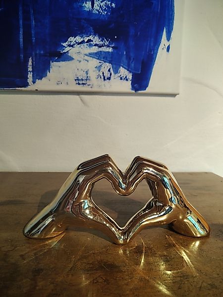 GlasArt Dekofigur Deko Skulptur Figuren Hand günstig online kaufen