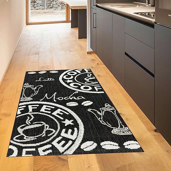 TeppichHome24 Teppich Moderner Sisal Küchenläufer flachgewebt günstig online kaufen