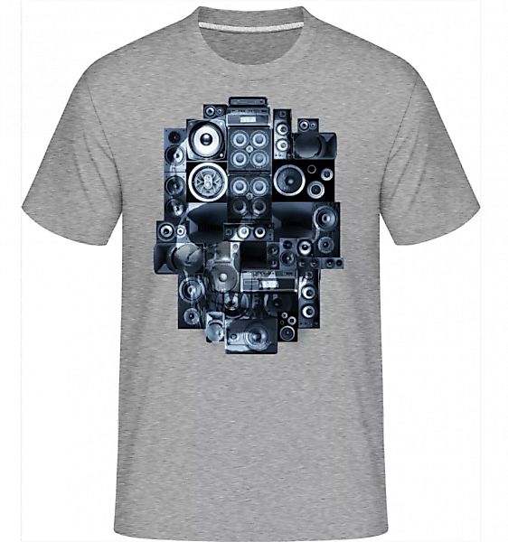 Ghettoblaster Totenschädel · Shirtinator Männer T-Shirt günstig online kaufen