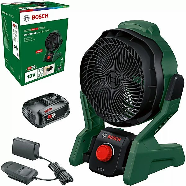 Bosch Akku-Ventilator UniversalFan 18V-1000 inkl. Akku und Ladegerät günstig online kaufen