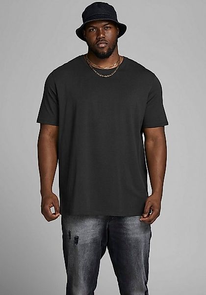 Jack&Jones T-Shirt aus Biobaumwolle Farbe schwarz Größe: 6XL günstig online kaufen