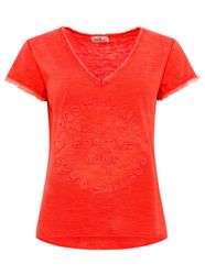Zwillingsherz T-Shirt Damen T-Shirt Positive Mind günstig online kaufen