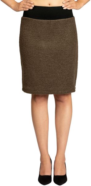 Caspar Bleistiftrock RO031 Damen Winter Bleistift günstig online kaufen