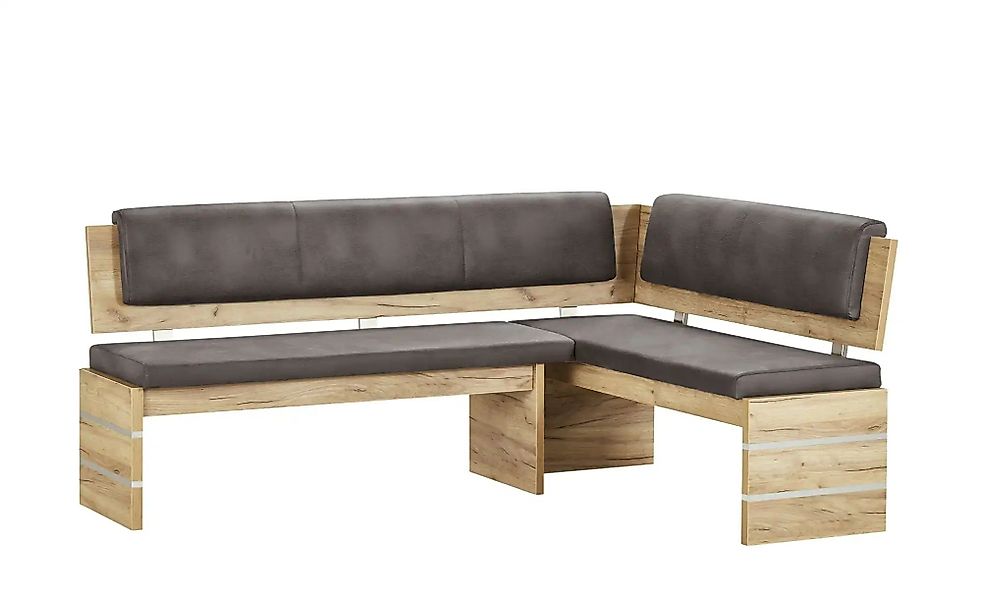 Eckbank  Mira ¦ grau ¦ Maße (cm): B: 205 H: 89 T: 155.0 Bänke > Eckbänke - günstig online kaufen