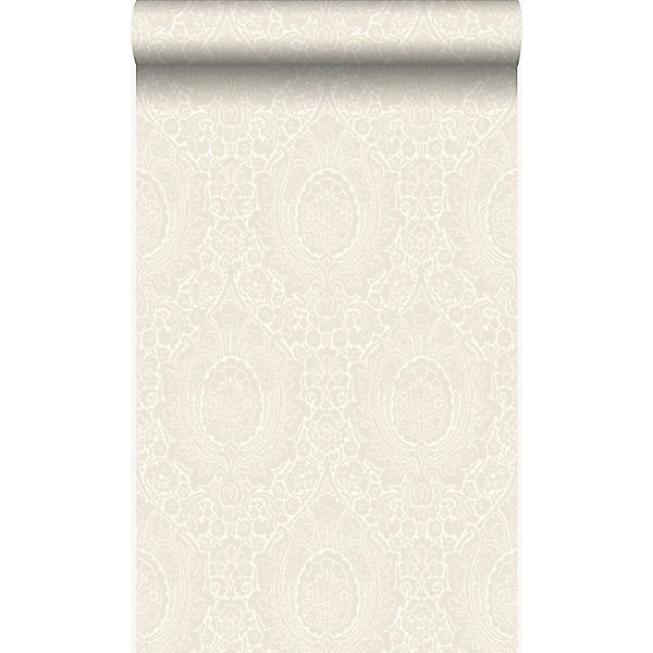 Origin Wallcoverings Tapete Ornamente Blütenweiß 53 cm x 10,05 m 345425 günstig online kaufen