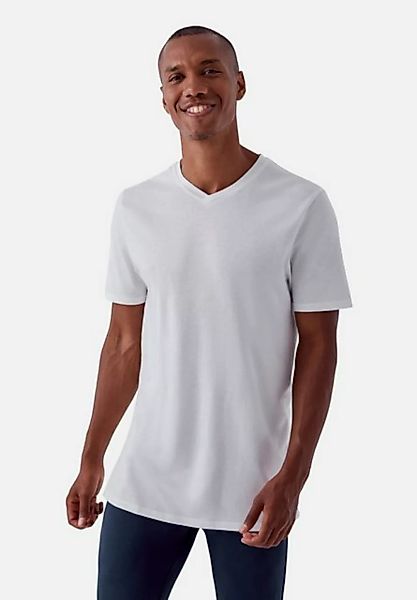 DANISH ENDURANCE T-Shirt Basic V-Neck Herren (2er-Pack) aus Modal & Baumwol günstig online kaufen