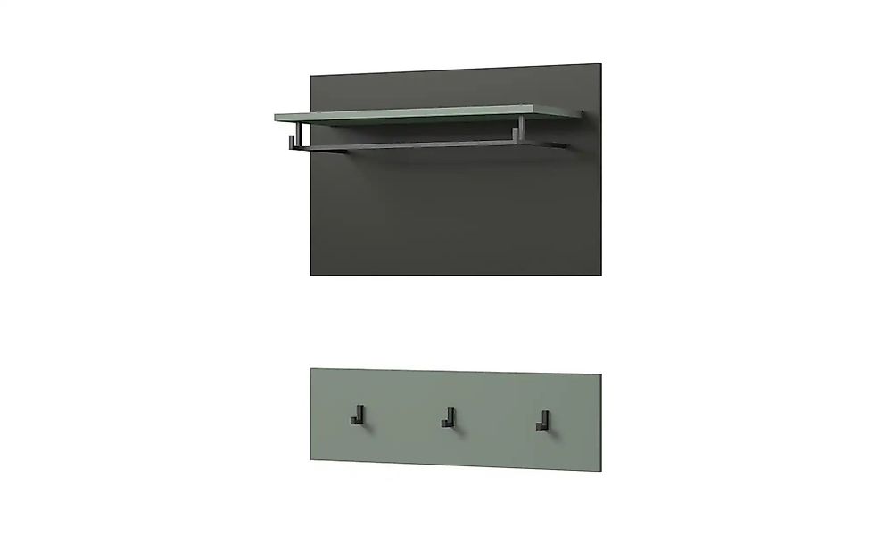 Garderobenpaneel   ¦ grau ¦ Holzwerkstoff ¦ Maße (cm): B: 73 H: 80 Garderob günstig online kaufen