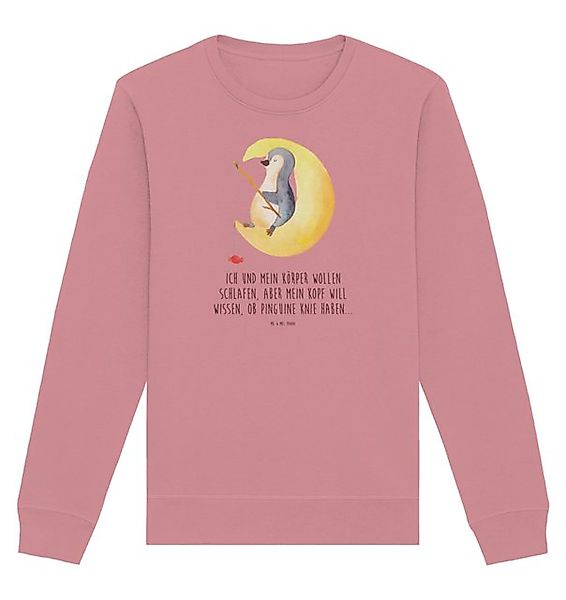 Mr. & Mrs. Panda Longpullover Pinguin Mond Größe L - Canyon Pink - Geschenk günstig online kaufen
