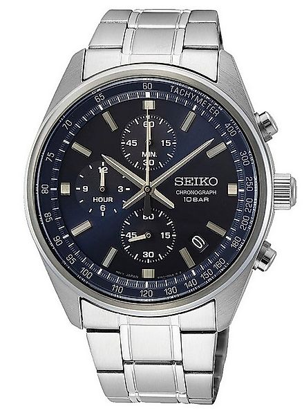 Seiko Quarzuhr Chronograph mit Stahlband günstig online kaufen