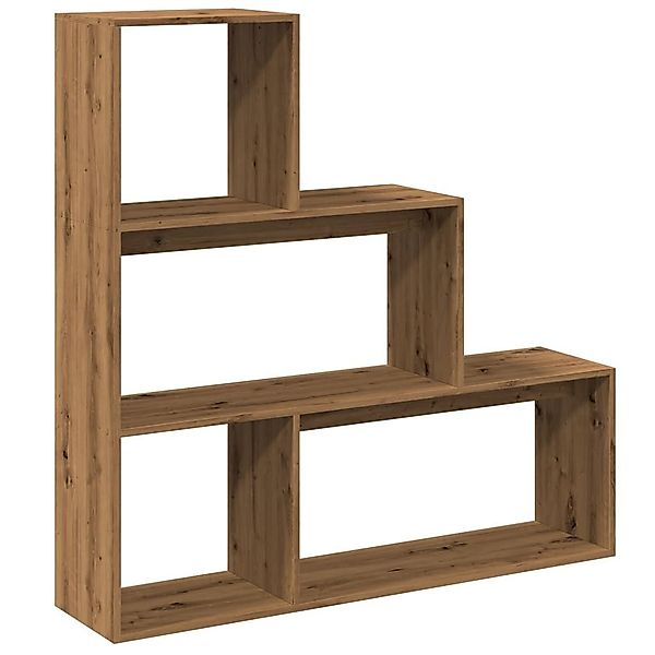 vidaXL Bücherregal Raumteiler-Bücherregal 3 Stufen Artisan-Eiche günstig online kaufen