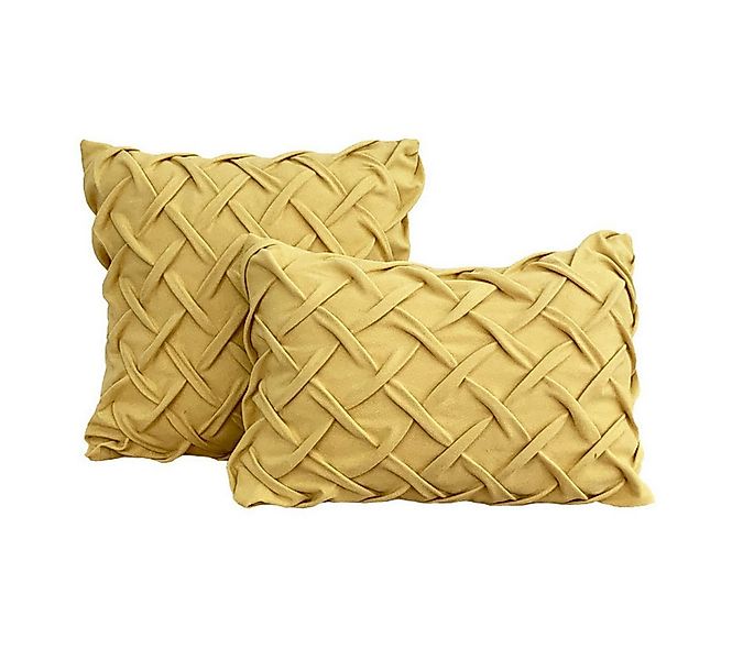 Interior by Hakito Dekokissen Design Kissenbezug inklusive Füllkissen Knote günstig online kaufen