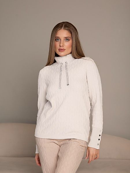 Passioni Strickpullover mit hohem Halsausschnitt aus günstig online kaufen