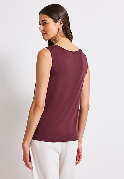 STREET ONE T-Shirt, aus elastischem Materialmix günstig online kaufen