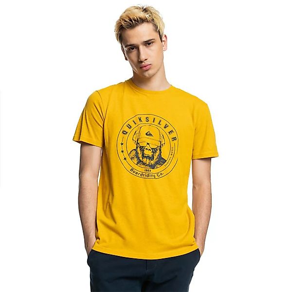 Quiksilver Drumroll Please Kurzärmeliges T-shirt XS Nugget Gold günstig online kaufen