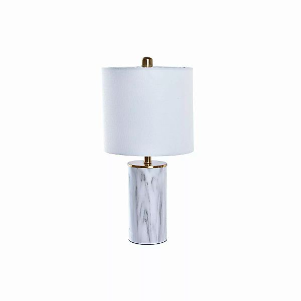 Tischlampe Dkd Home Decor Golden Weiß 220 V 50 W Moderne (23 X 23 X 47 Cm) günstig online kaufen