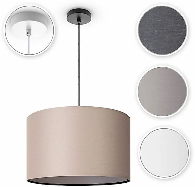 Paco Home Pendelleuchte »HUGO UNI COLOR«, 1 flammig, Leuchtmittel E27   ohn günstig online kaufen