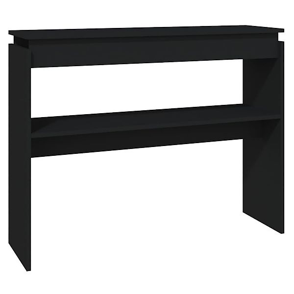 vidaXL Beistelltisch Konsolentisch Schwarz 102x30x80 cm günstig online kaufen