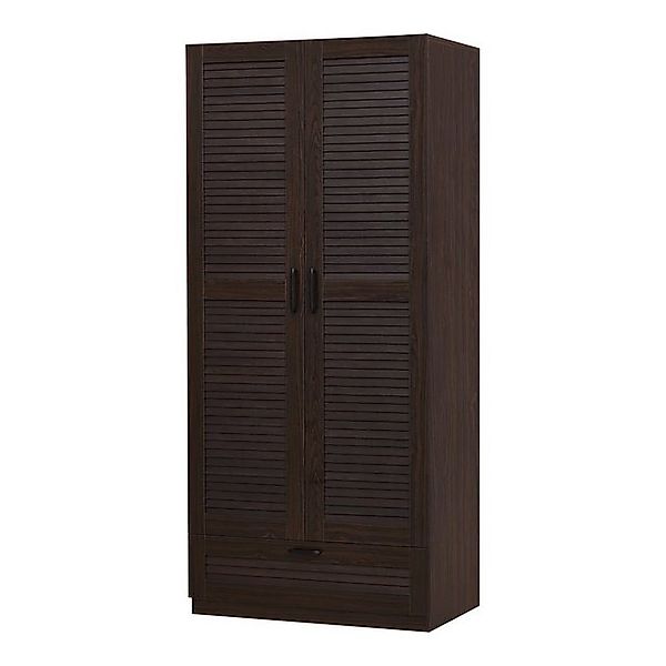 en.casa Kleiderschrank »Finning« 1 Stange, 4 günstig online kaufen