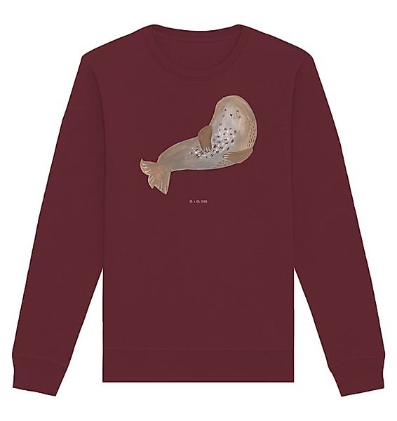 Mr. & Mrs. Panda Longpullover Robbe Lachen Größe S - Burgundy - Geschenk, M günstig online kaufen