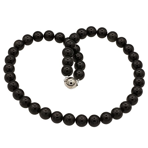Bella Carina Perlenkette Kette mit Obsidian günstig online kaufen